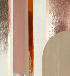Digital Painting, Brown Abstract Lines