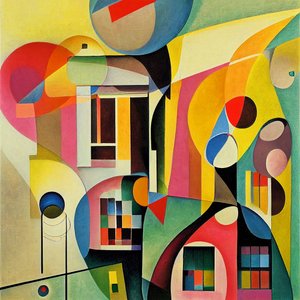 Multicolor Abstract Geometric Shapes