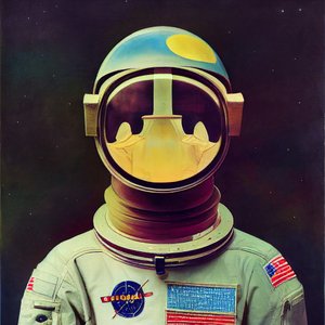 Abstract Astronaut in Space