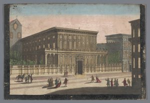 View of the Palazzo Doria-Tursi in Genoa