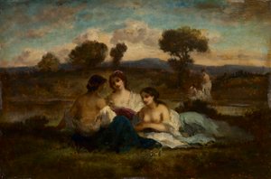 The Bathers by imitator of Narcisse Diaz de la Peña