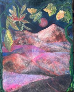 Pink Moon Over the Sierras, 2025
