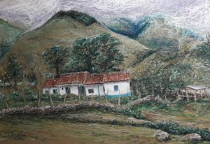 Andean Landscape - Llano Largo, Venezuela