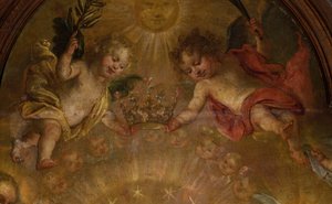 Parish Church (Sint-Walburgakerk). Painting. Nicolas De Liemaeckere