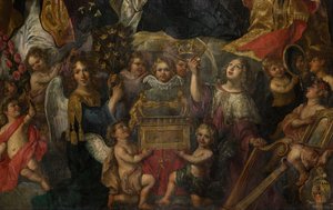 Parish Church (Sint-Walburgakerk). Painting. Nicolas De Liemaeckere