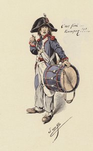Drummer boy by pseudonym for Onfray de Breville Jacques Job