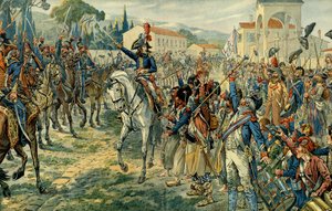 First Italian Campaign: Napoleon I Bonaparte Reviewed the Army of Italy in Nice