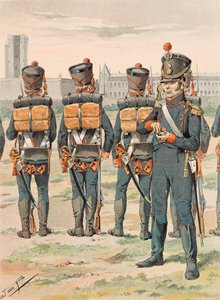 French Troops: Pied Artillery (1812) by pseudonym for Onfray de Breville Jacques Job