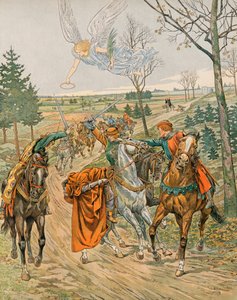 History of Belgium: Saint Albert of Leuven (ca. 1166-1192), Prince of Liege is assassinated in Reims by the shekars of Emperor Henry VI in 1192 by pseudonym for Onfray de Breville Jacques Job