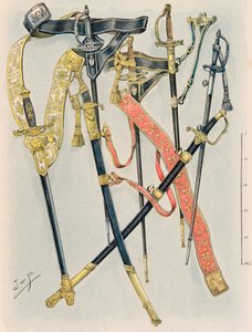 Outfit of the French Troops at All Times: The Arms of the States Majors, Regulation of the Year XII by pseudonym for Onfray de Breville Jacques Job