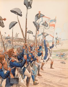 The Battle of Valmy in 1792