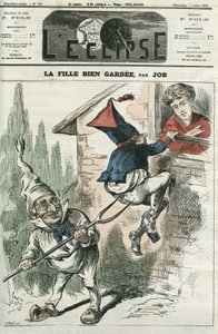 La fille bien gardee. Cover in 