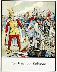 Le Vase de Soissons - in Petite Histoire de France by Jacques Bainville, Edited by Mane by pseudonym for Onfray de Breville Jacques Job