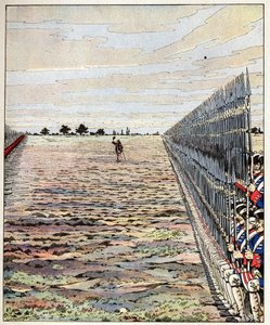 Shoot the first, gentlemen English words of the Count of Auteroche pronounced at the Battle of Fontenoy on 11/05/1745 during the War of the Austrian Succession. Illustration of Job (Jacques Marie Gaston Onfray de Breville)