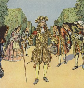 The Sun King, Louis XIV of France by pseudonym for Onfray de Breville Jacques Job