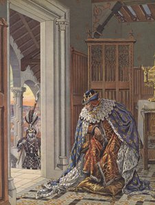The aged King Louis XI of France fearing death by pseudonym for Onfray de Breville Jacques Job