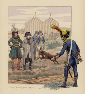 The Dog Moustache Presented to Napoleon by pseudonym for Onfray de Breville Jacques Job