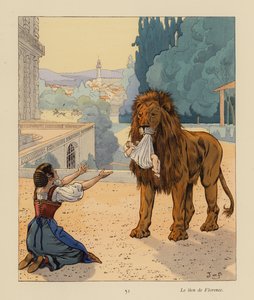 The lion of Florence by pseudonym for Onfray de Breville Jacques Job