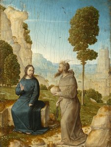 The Temptation of Christ by the Elder Juan de Flandes