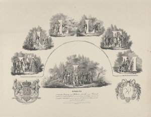 Allegory of the Virtues of King William I, 1831 by van der Meulen