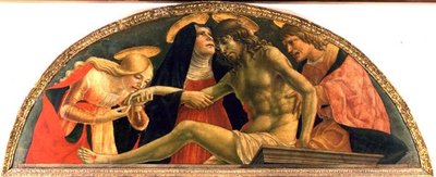 Pieta, The Dead Christ by Lorenzo da  Sanseverino