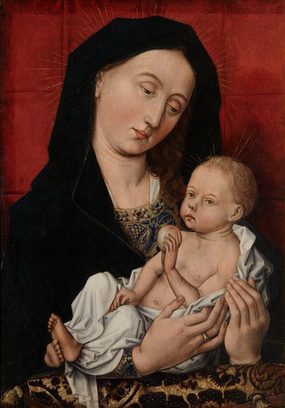 Virgin and Child by Master of Flémalle