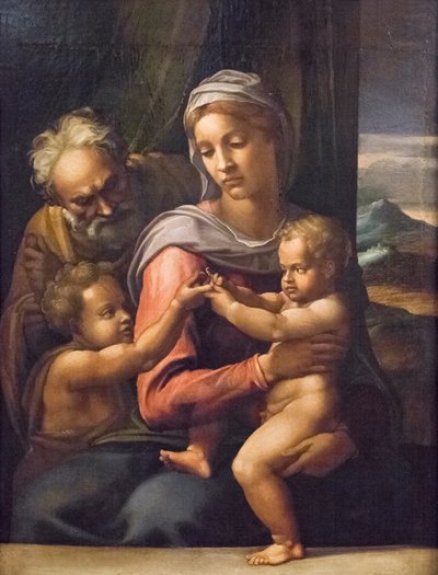 Holy Family with St John the Baptist by (1509 66) Daniele da Volterra