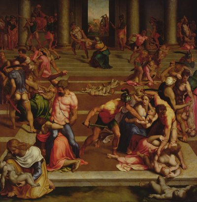 Massacre of the Innocents by (1509 66) Daniele da Volterra