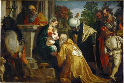 Adoration of the Three Magi by (1528-88) Veronese
