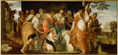 Anointment of David by (1528-88) Veronese