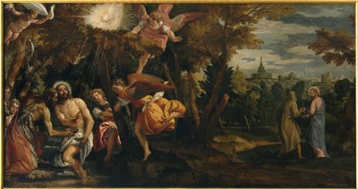 Baptism and Temptation of Christ by Veronese