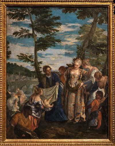 Finding of Moses by (1528 88) Veronese