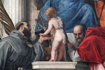 Madonna and Child with Saints Joseph, Justina, Francis, the Infant John the Baptist, and Jerome by Veronese