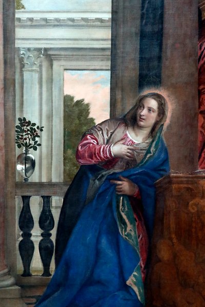 The Annunciation of the Virgin by Veronese