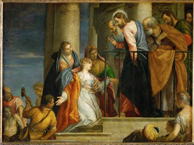 The Awakening of the Young Man of Nain by (1528-88) Veronese