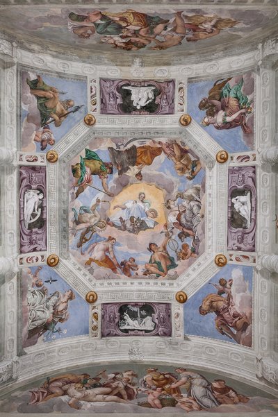 The Olympus, vault of the Hall of Olympus by Veronese