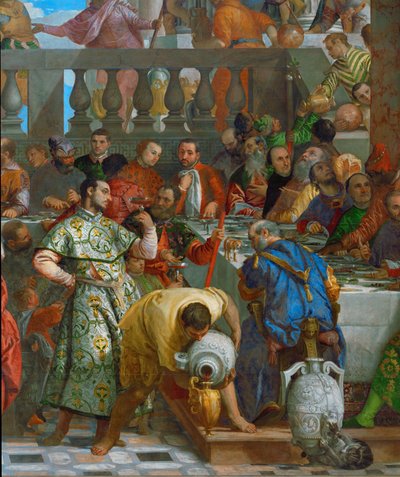 The Wedding at Cana by (1528-88) Veronese