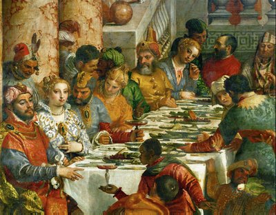 The Wedding at Cana by (1528-88) Veronese