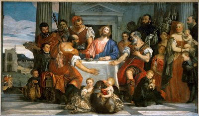 The pilgrims of Emmaus by (1528-88) Veronese