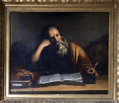 Saint Mark Writing the Gospel - Church of La Turbie by Veronese