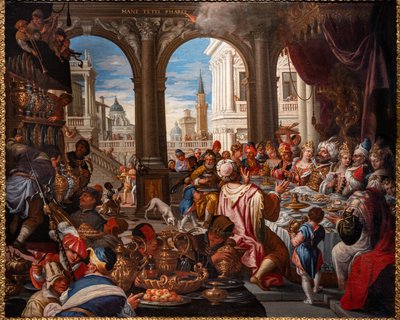 Banquet of Balthazar by (1528 88) (workshop of) Veronese