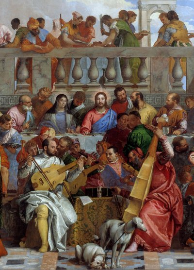 Central detail of Les Noces de Cana by Veronese