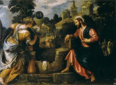 Christ and the Samaritan Woman at the Well by Veronese