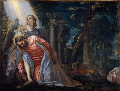 Christ in the Garden Supported by an Angel by Veronese