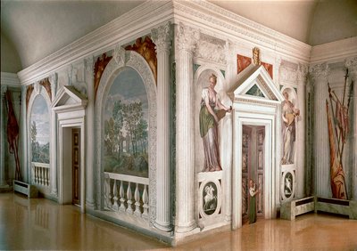 Landscapes and musicians by Veronese