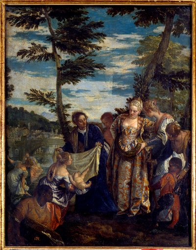 Moses saves water by Veronese
