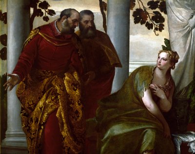 Suzanne and the Old Men (detail) by Veronese