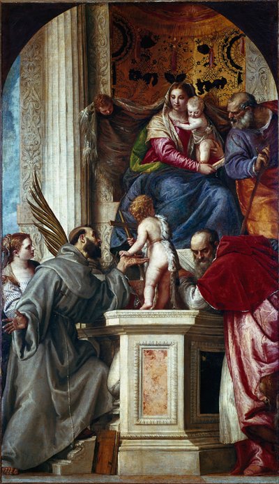The Holy Family with Saints by Veronese