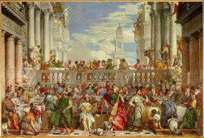 The Wedding of Cana (Miracle of the transformation of water into wine) by Veronese