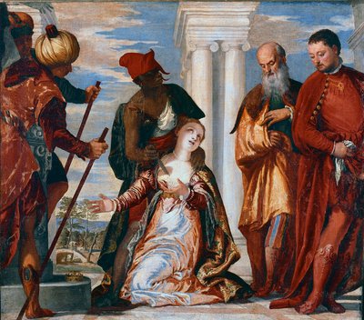 The martyrdom of Saint Justine by Veronese